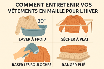 Comment entretenir vos vêtements en maille pour l'hiver
