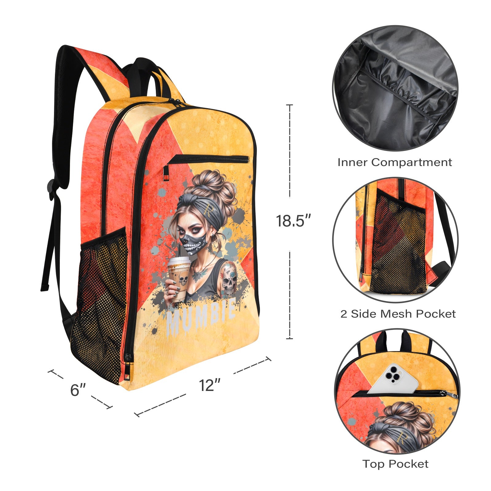 Sports Backpack mumbie - Roses