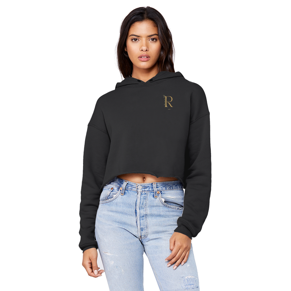 Croc-top Hoodie - Roses