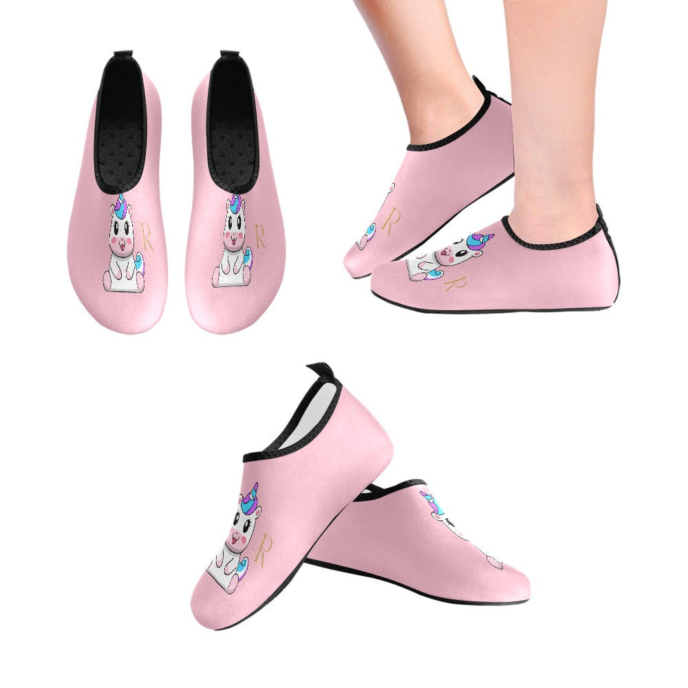 Kid's Barefoot Aqua Shoes - Roses
