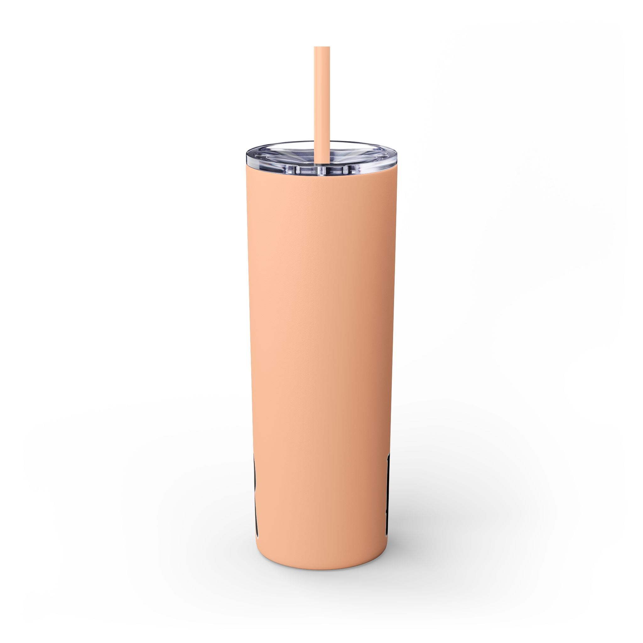 Empowered Girl Power Skinny Tumbler with Straw, 20oz