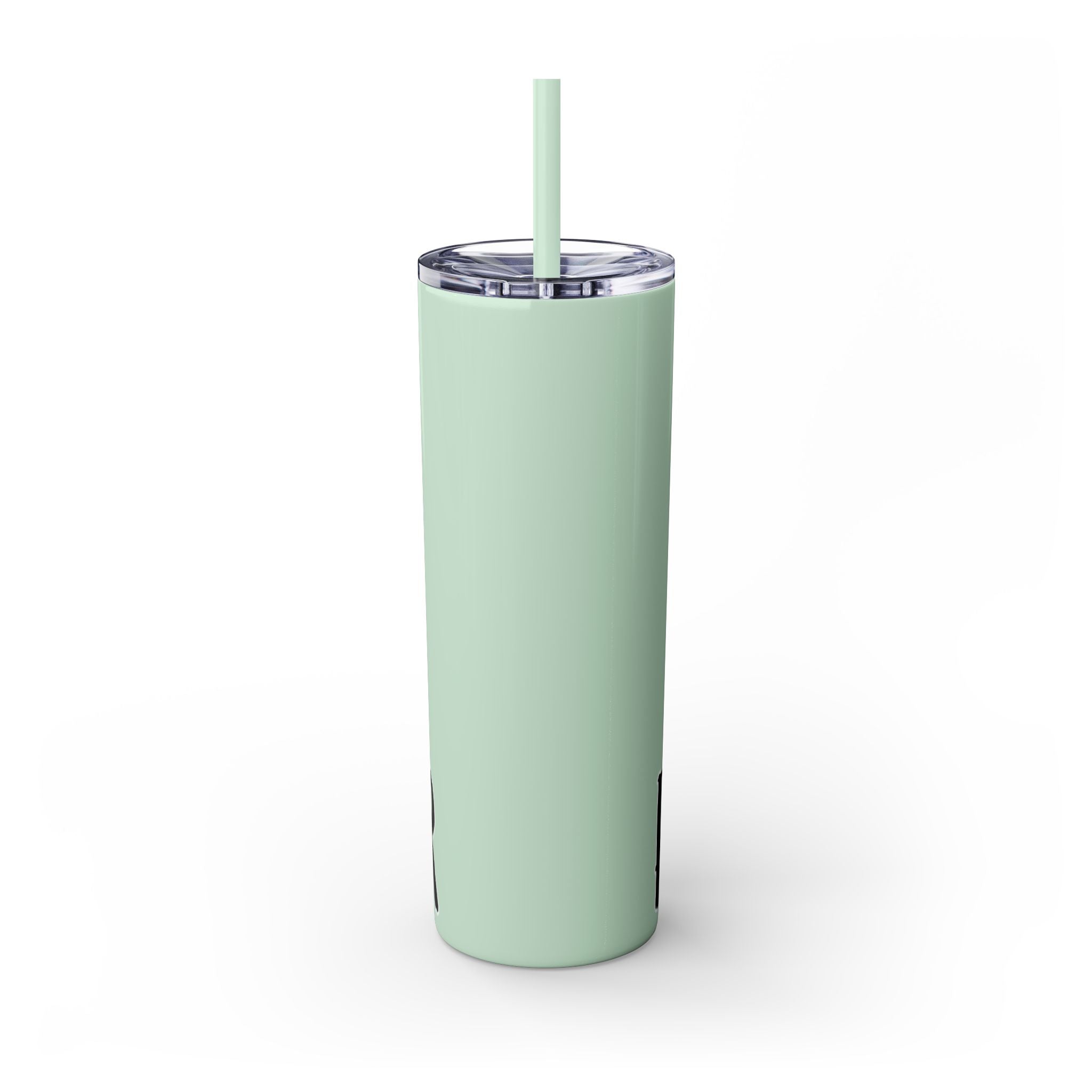 Empowered Girl Power Skinny Tumbler with Straw, 20oz