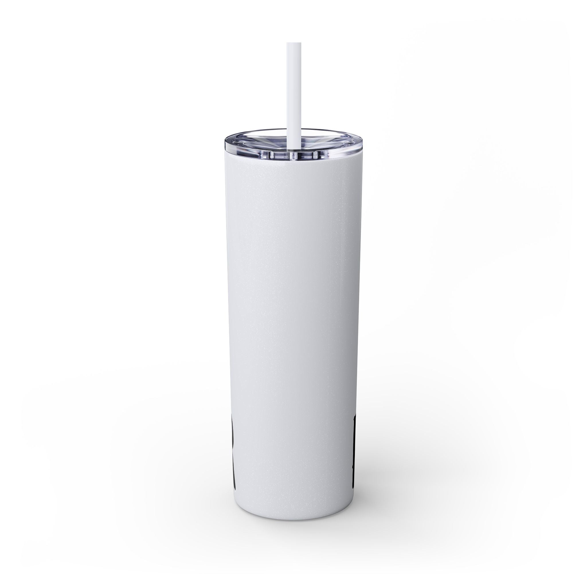 Empowered Girl Power Skinny Tumbler with Straw, 20oz