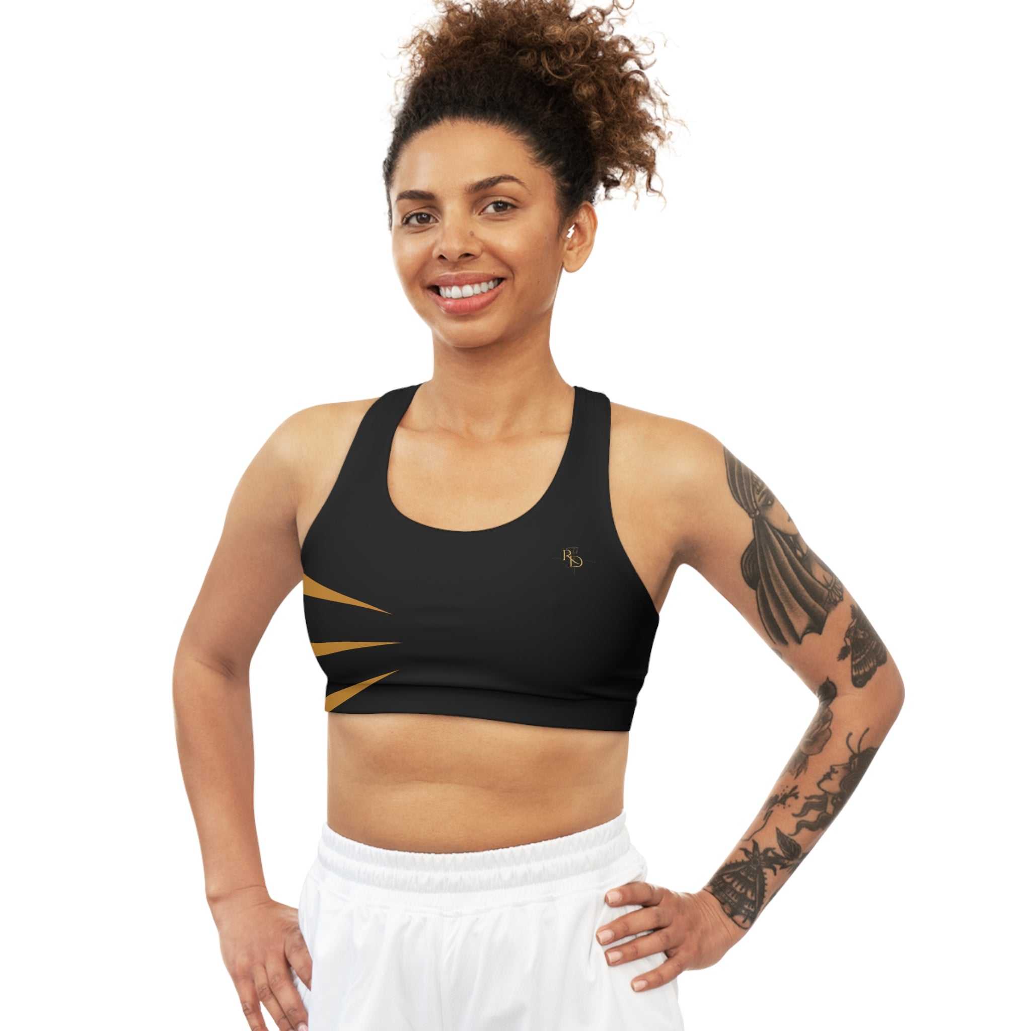 Seamless Sports Bra (AOP) - Roses
