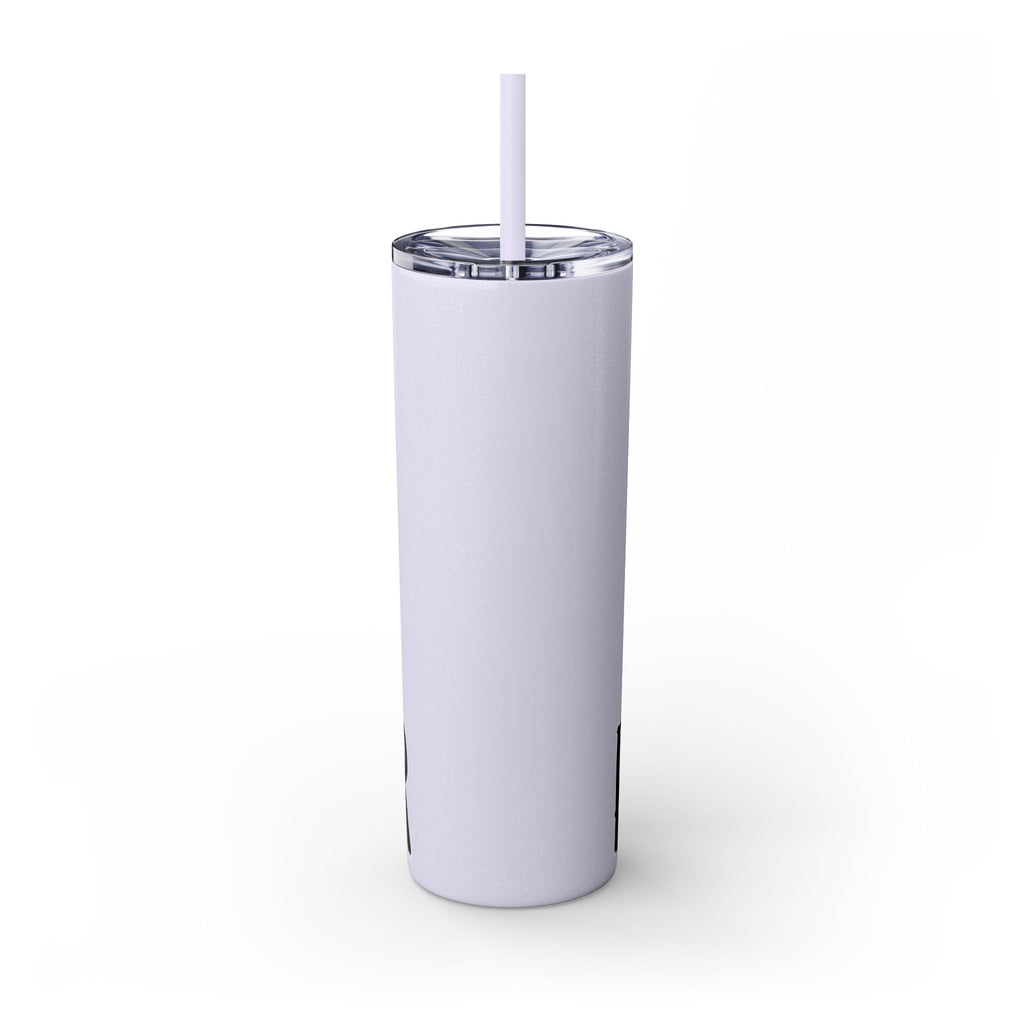 Empowered Girl Power Skinny Tumbler with Straw, 20oz