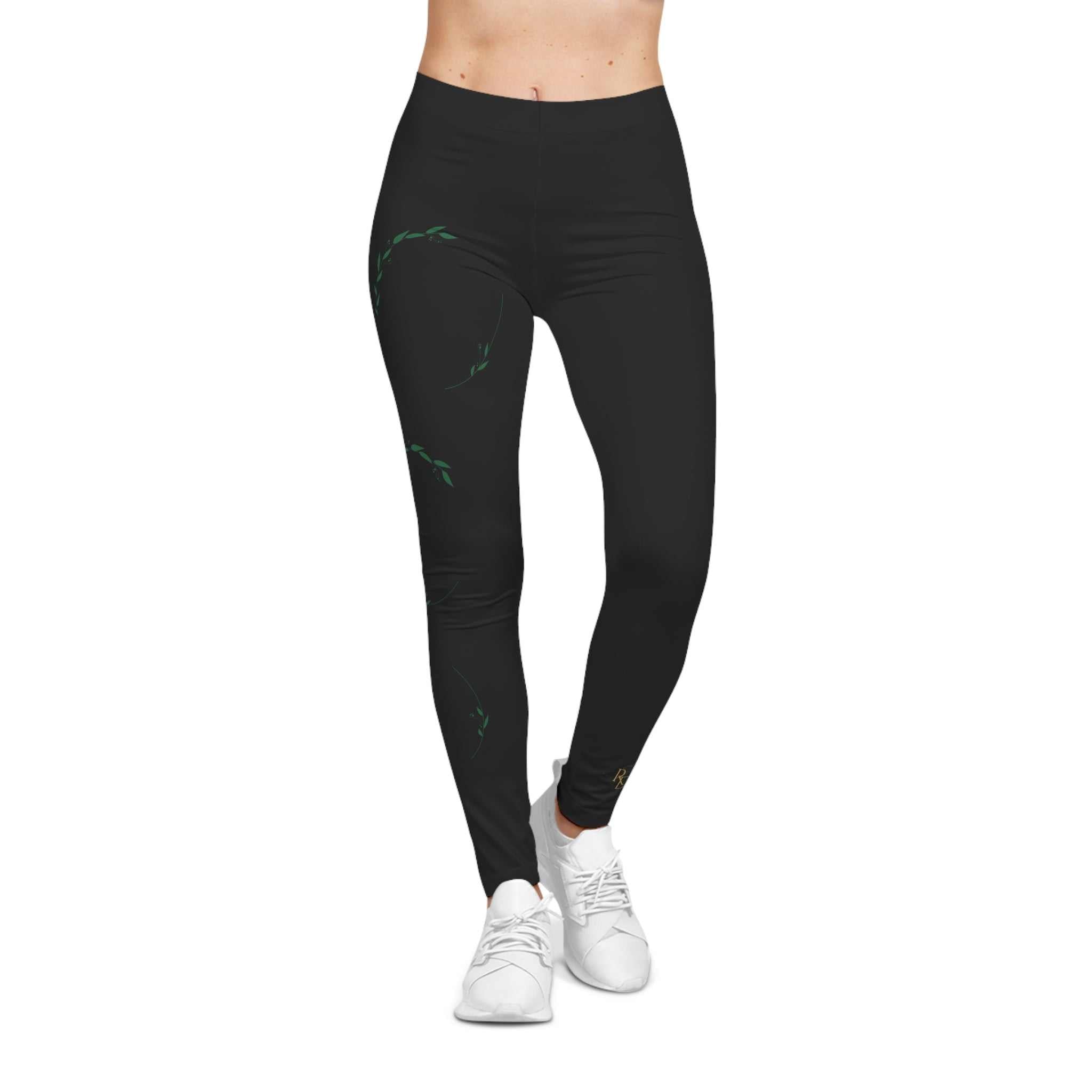 Women's Casual Leggings - Roses