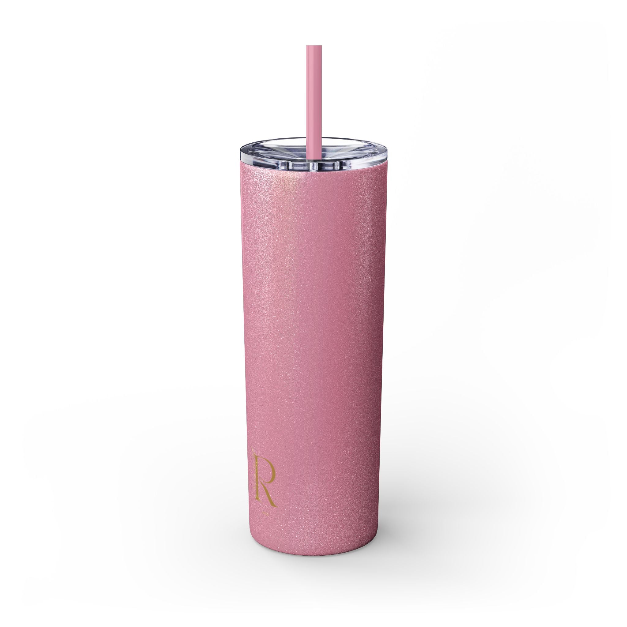 Adventure Camping Skinny Tumbler with Straw – 20oz Insulated Travel Cup for Outdoor Enthusiasts