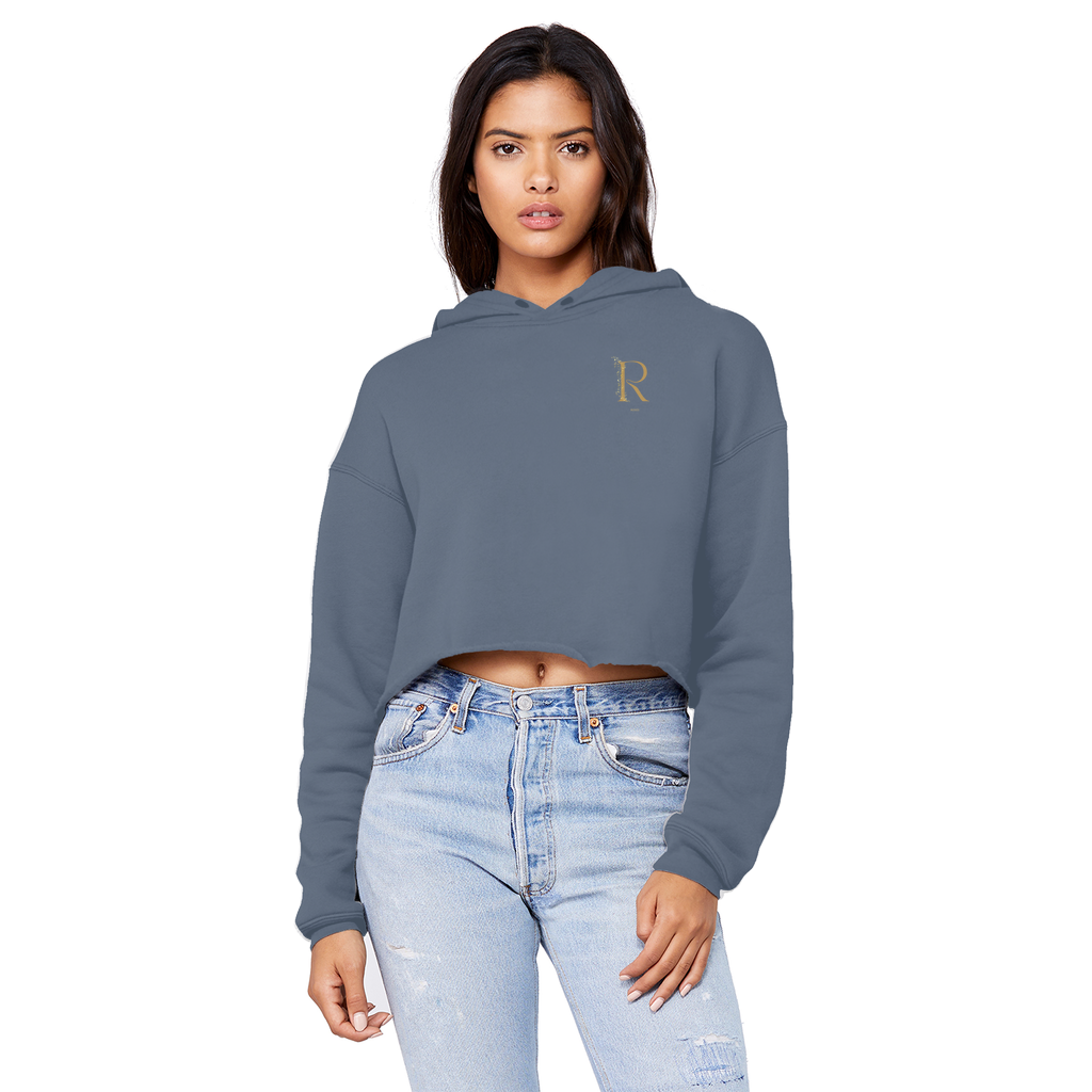 Croc-top Hoodie - Roses
