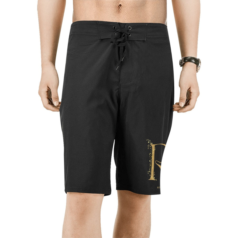 costume de bain homme - Roses