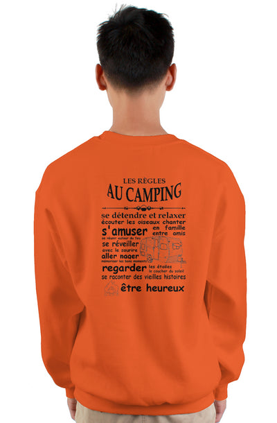  crewneck sweatshirt camping 