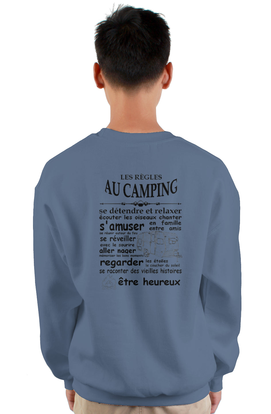  crewneck sweatshirt camping