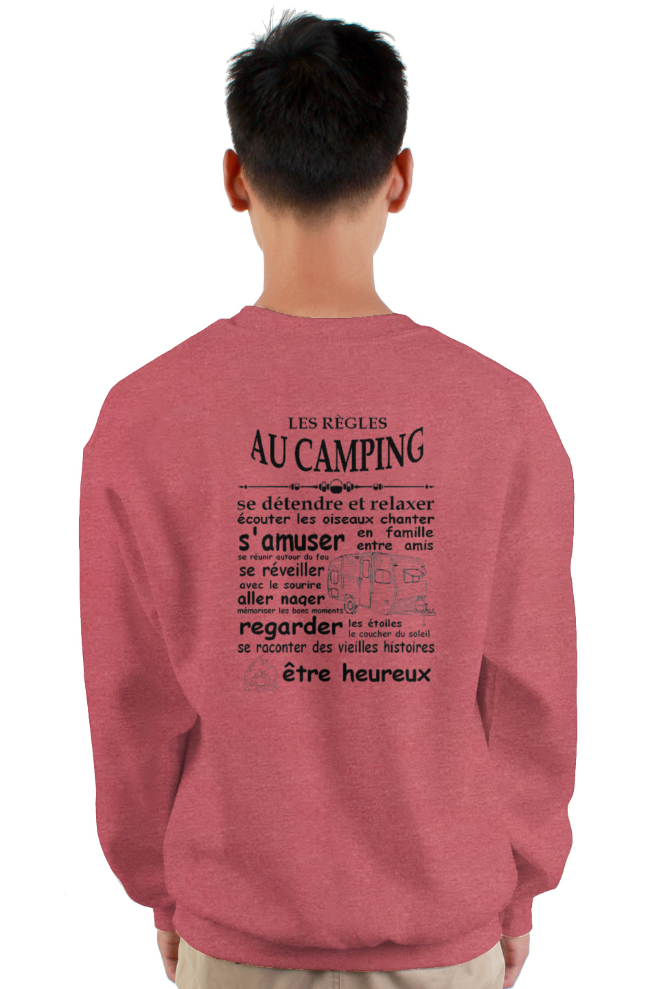  crewneck sweatshirt camping