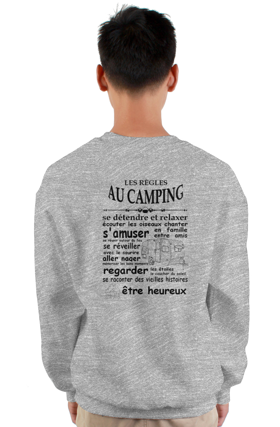  crewneck sweatshirt camping