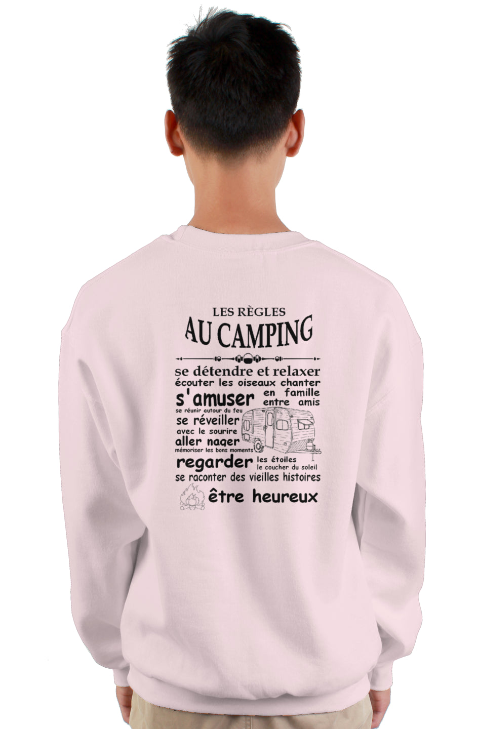  crewneck sweatshirt camping