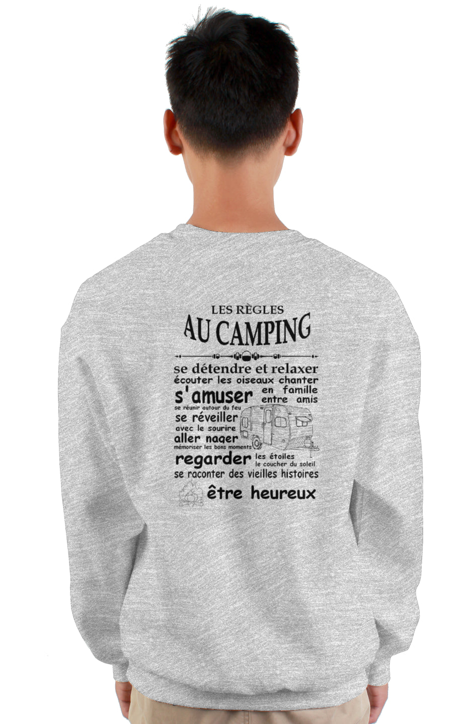  crewneck sweatshirt camping