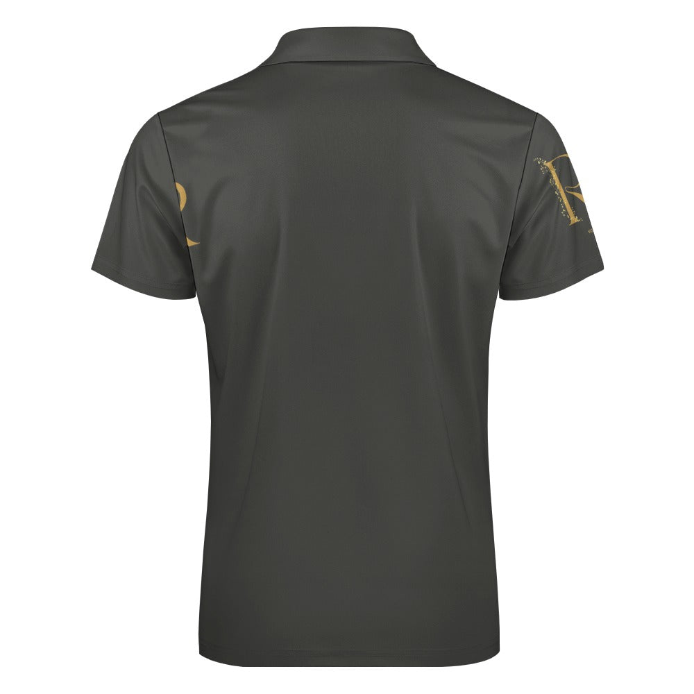 Short sleeve polo shirt - Roses