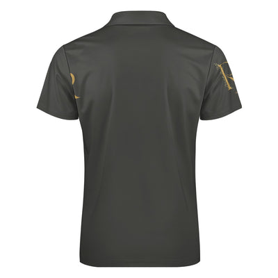 Short sleeve polo shirt - Roses