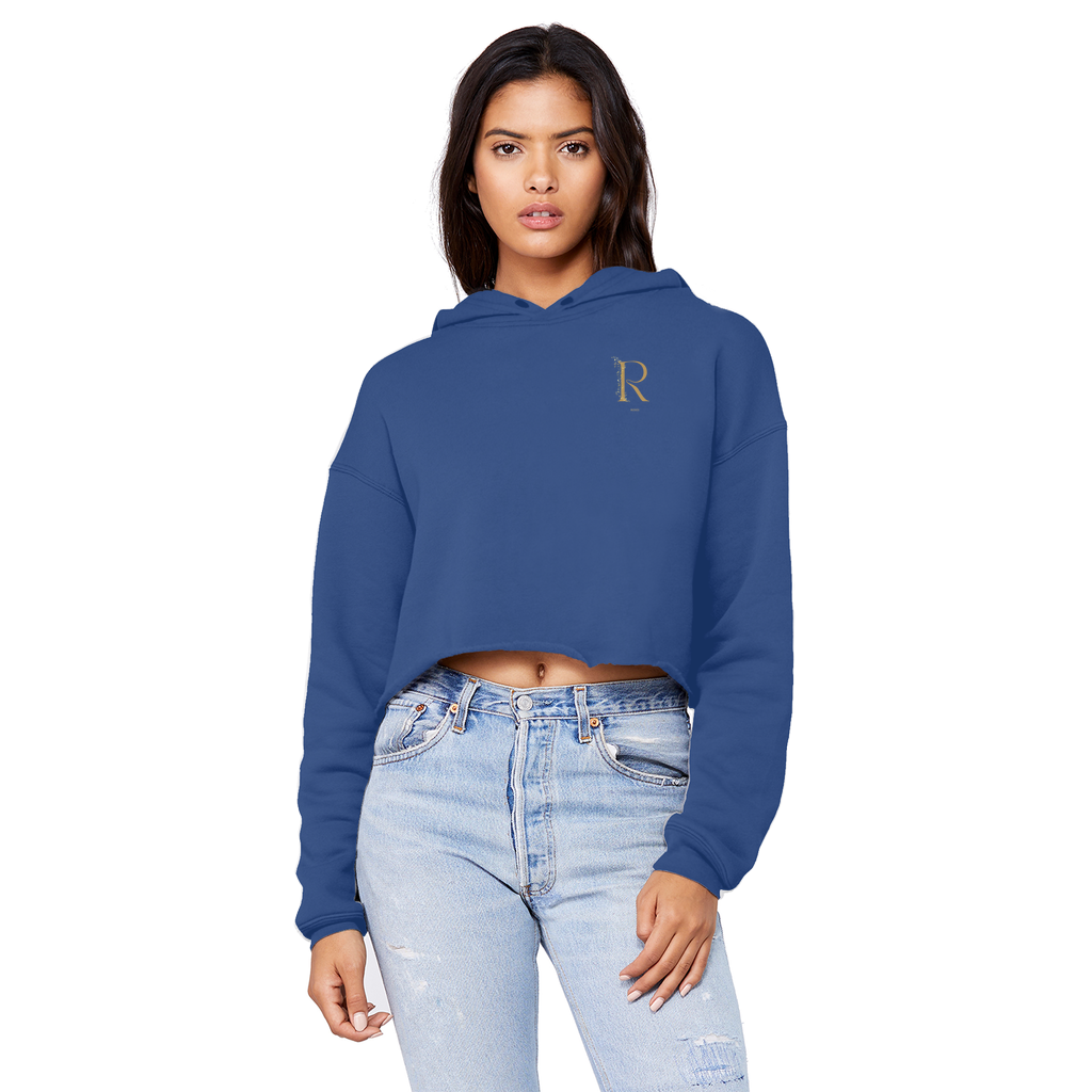 Croc-top Hoodie - Roses