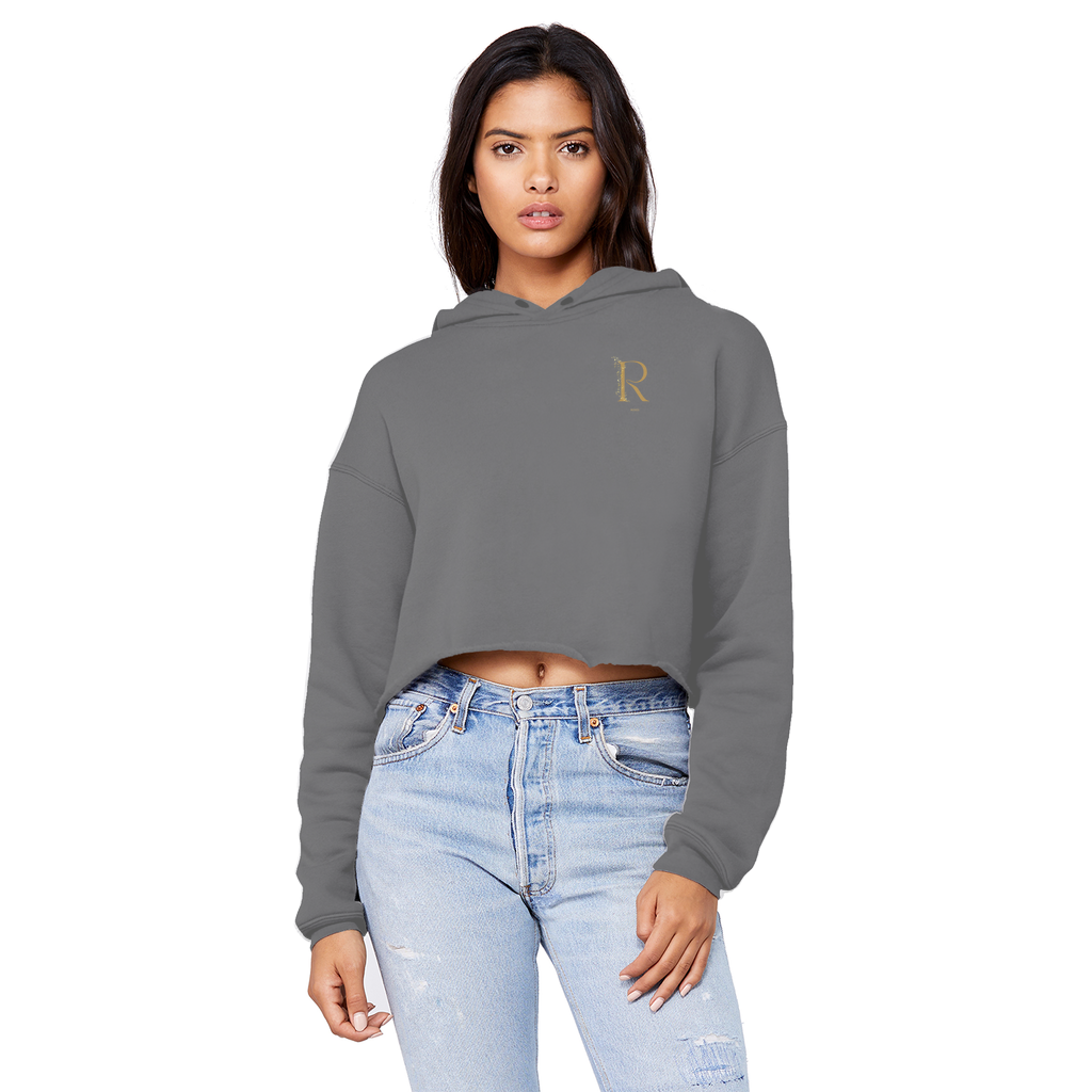 Croc-top Hoodie - Roses