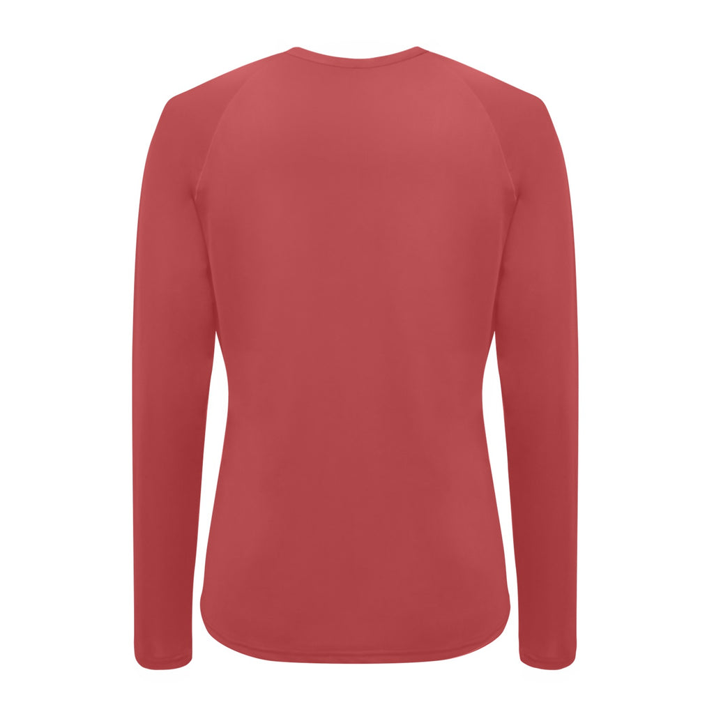 Women's Long Sleeve Swim Shirt UV - Roses