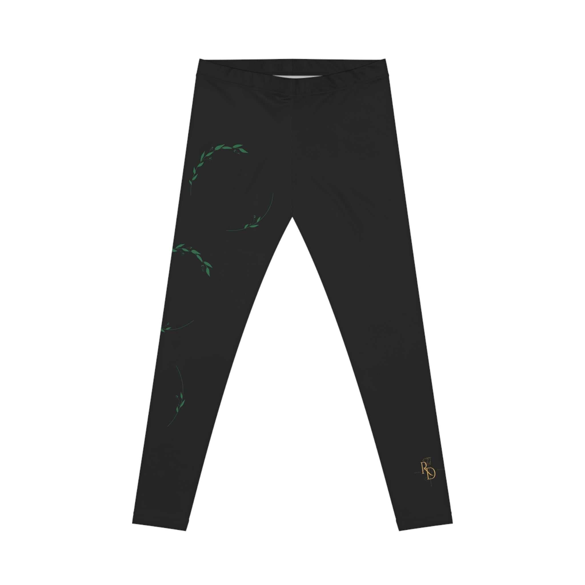 Women's Casual Leggings - Roses