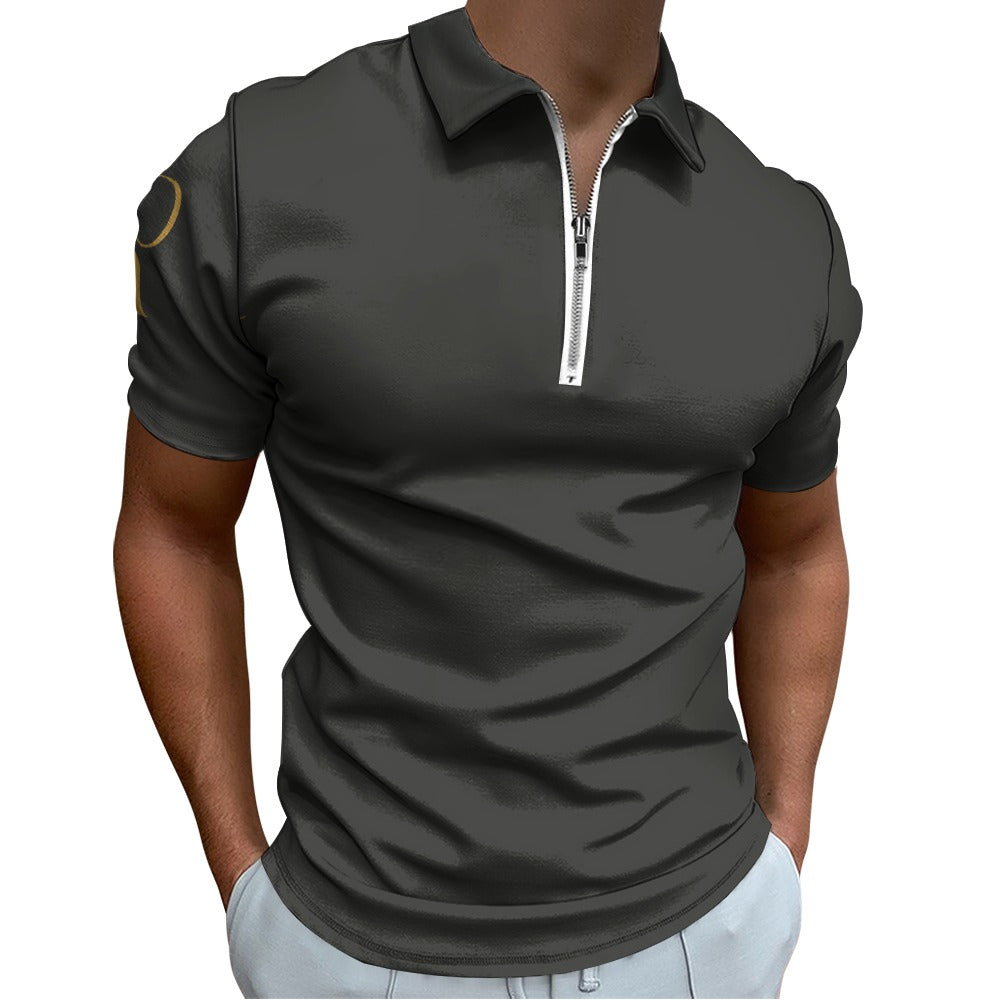 Short sleeve polo shirt - Roses