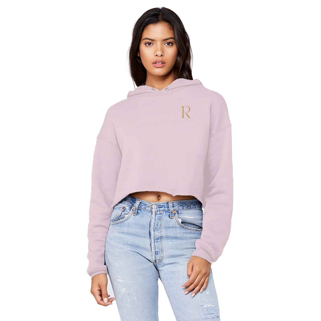 Croc-top Hoodie - Roses