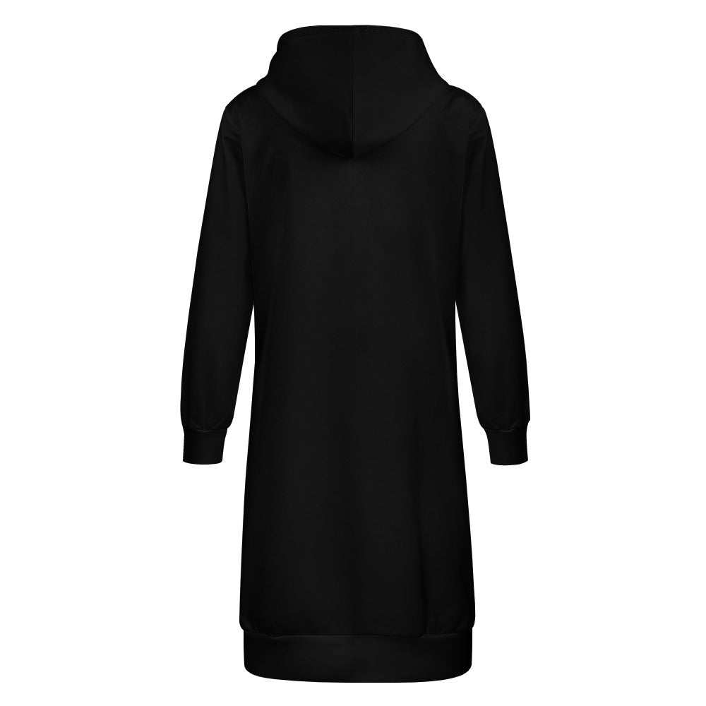 Women's full print long Hoodie - Roses
