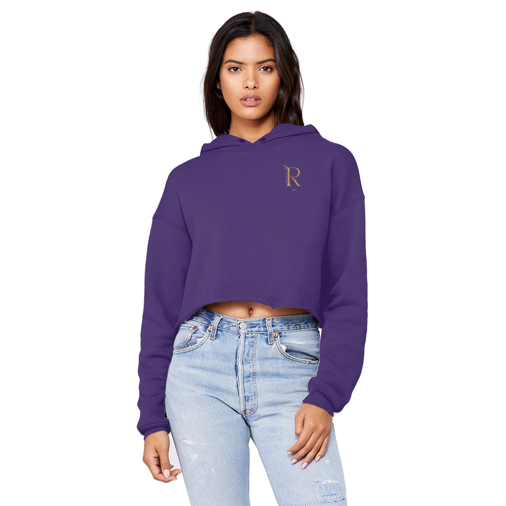 Croc-top Hoodie - Roses