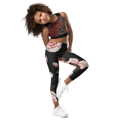 Legging Pour Enfant - Roses