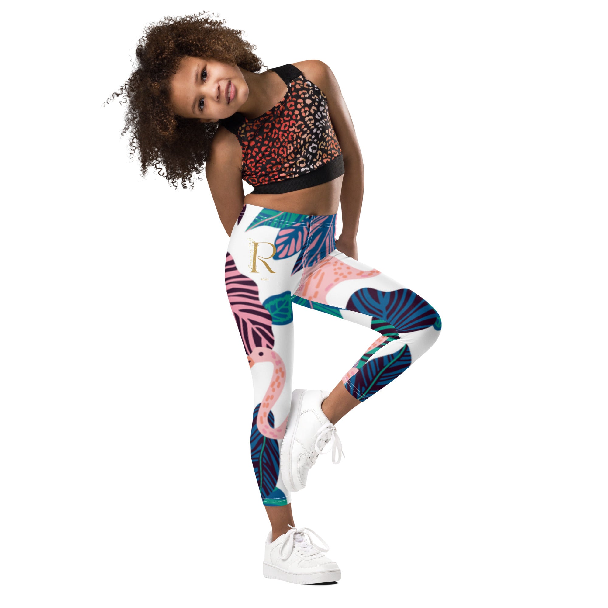 Legging Pour Enfant - Roses