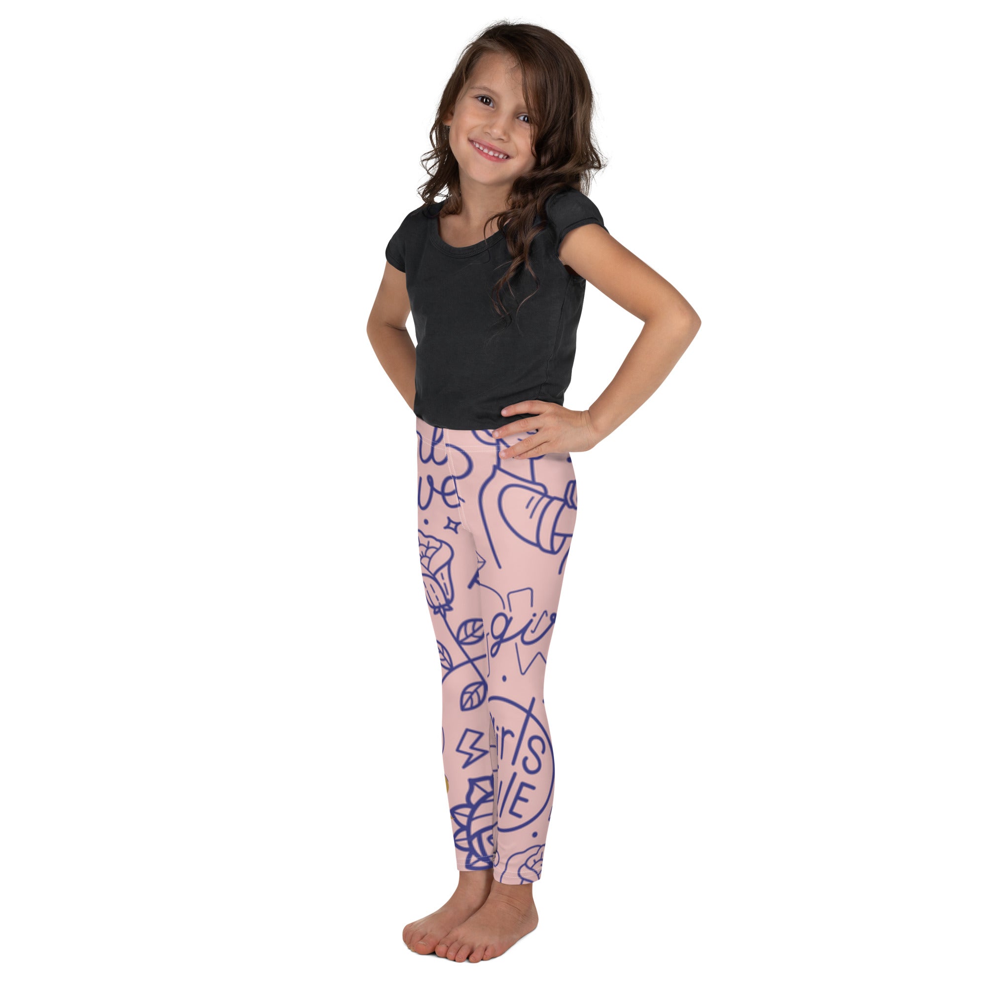 Legging Pour Enfant - Roses