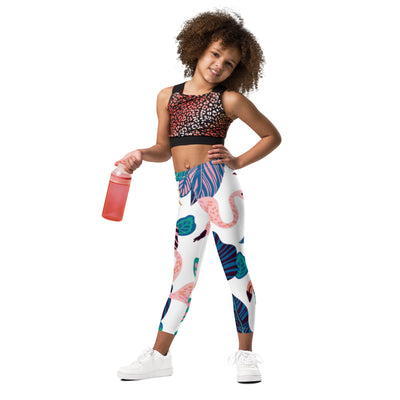 Legging Pour Enfant - Roses