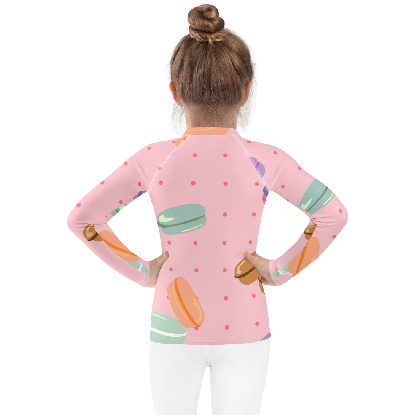 T-shirt de Compression pour Enfant - Roses
