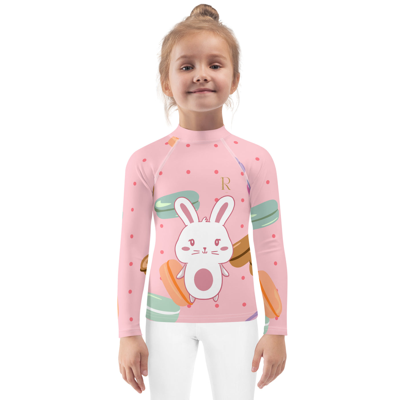 T-shirt de Compression pour Enfant - Roses