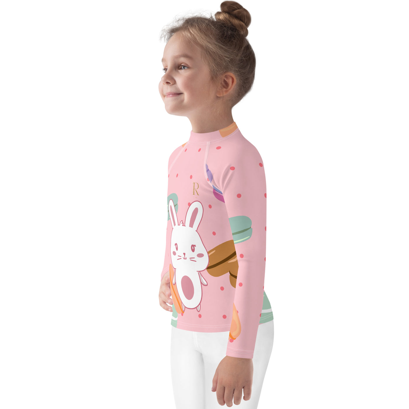 T-shirt de Compression pour Enfant - Roses