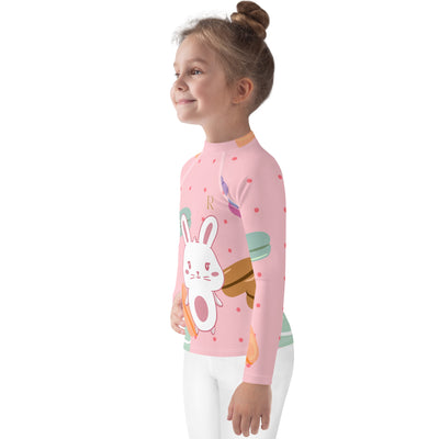 T-shirt de Compression pour Enfant - Roses
