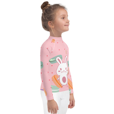 T-shirt de Compression pour Enfant - Roses
