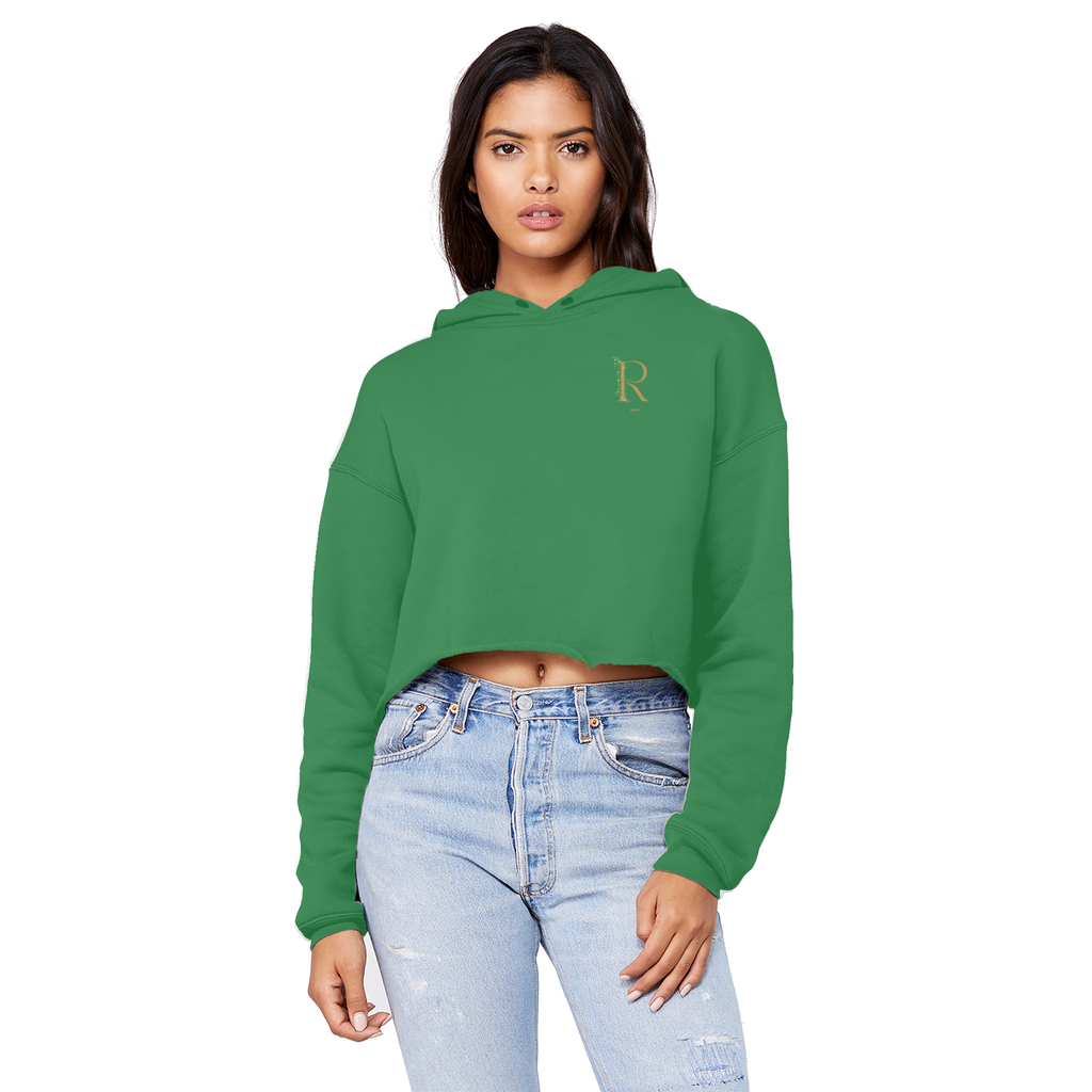 Croc-top Hoodie - Roses