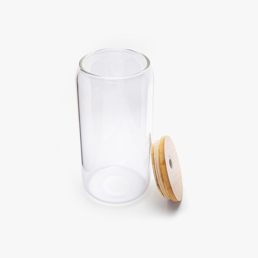bouteille en verre - Roses