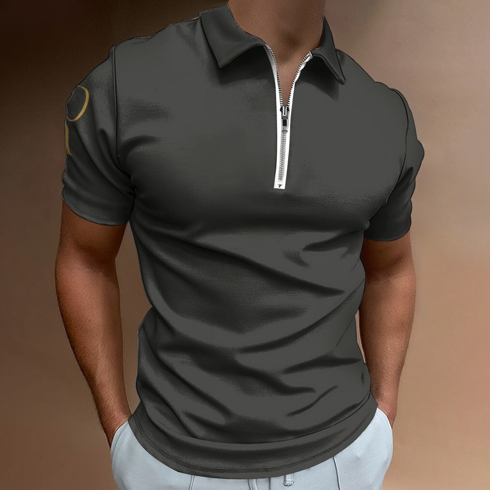 Short sleeve polo shirt - Roses