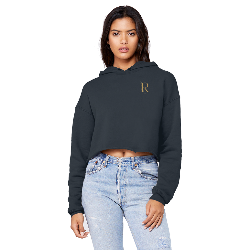 Croc-top Hoodie - Roses