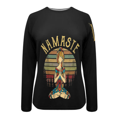 Women's Long Sleeve Swim Shirt UV - Roses