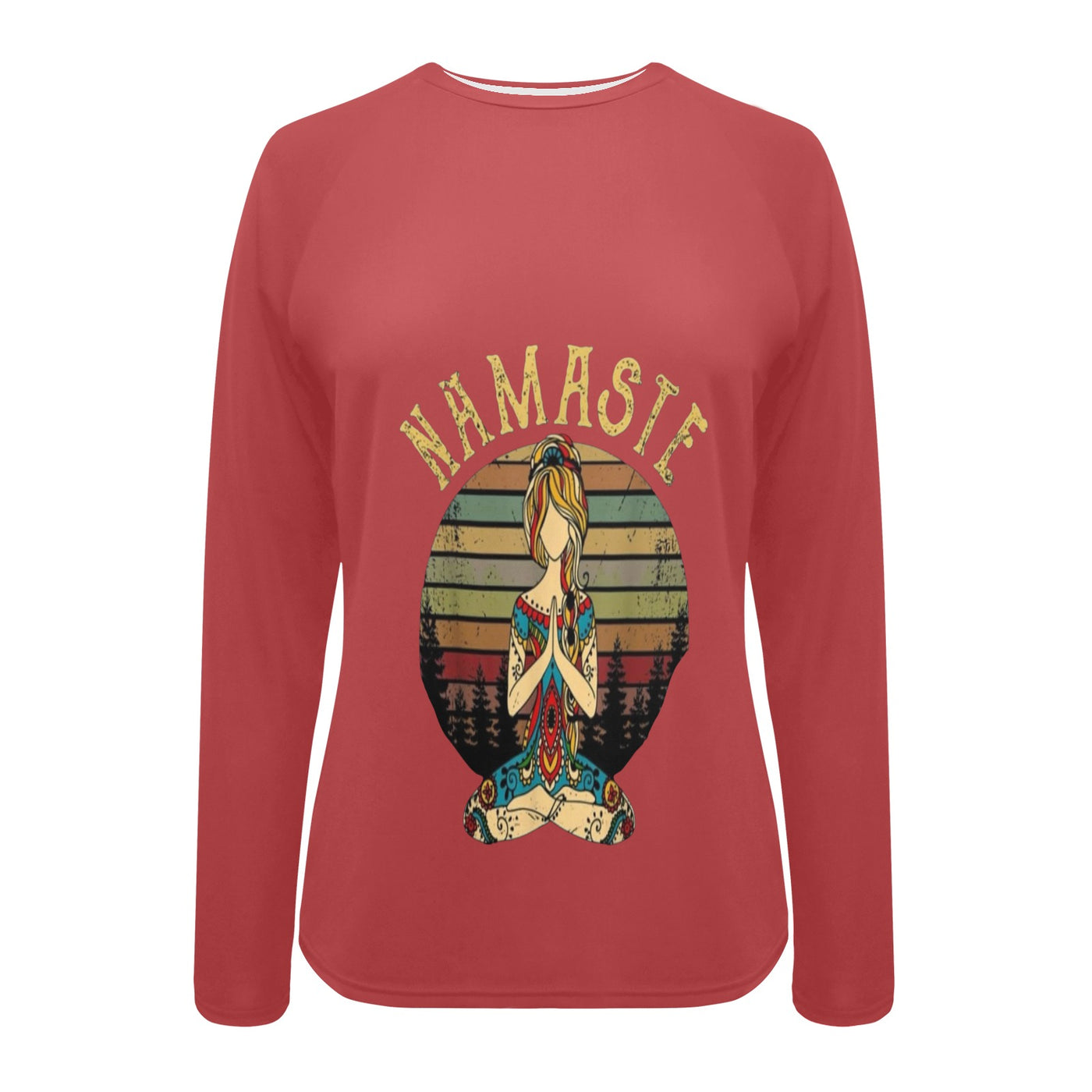 Women's Long Sleeve Swim Shirt UV - Roses