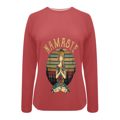 Women's Long Sleeve Swim Shirt UV - Roses