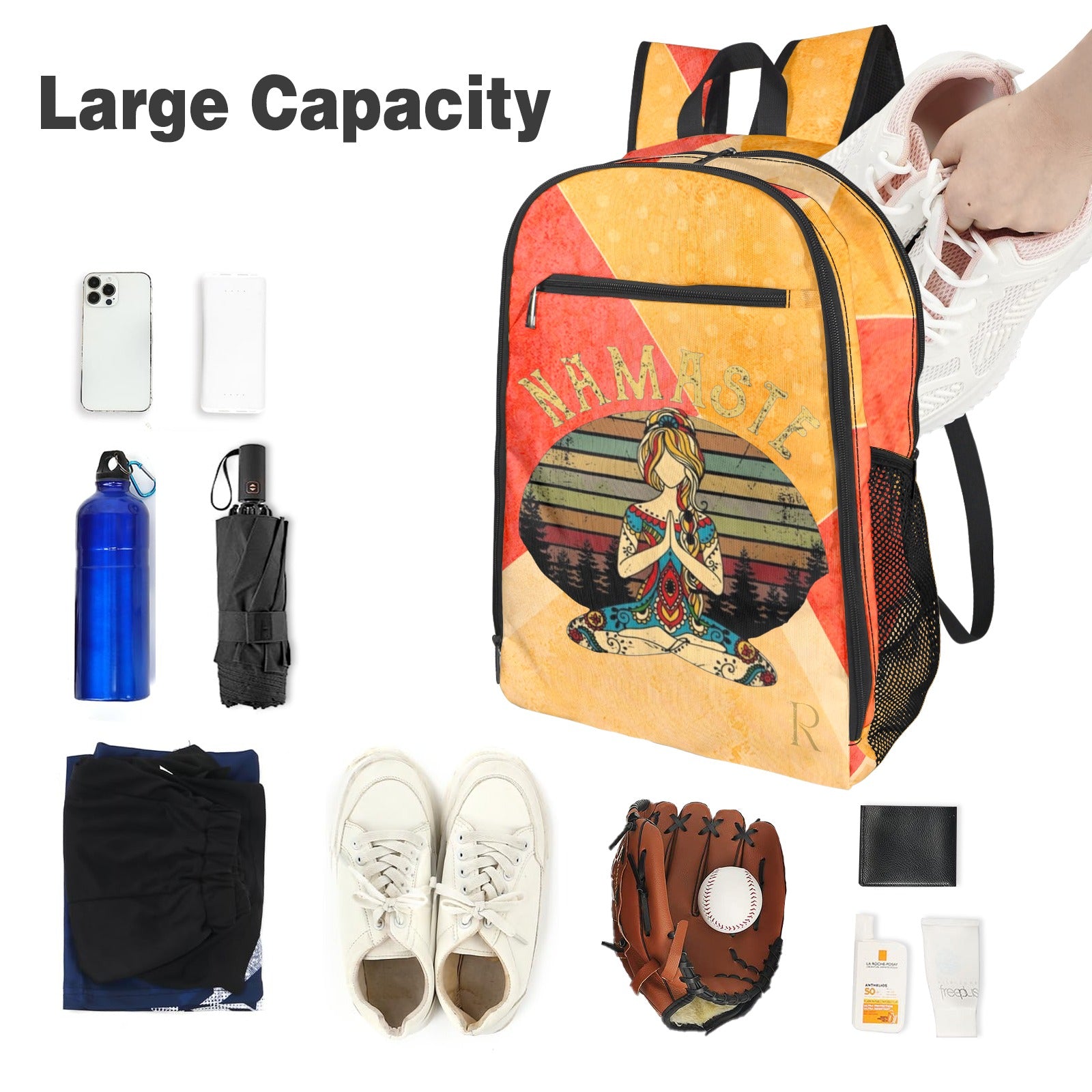 Leisure Sports Backpack namaste - Roses