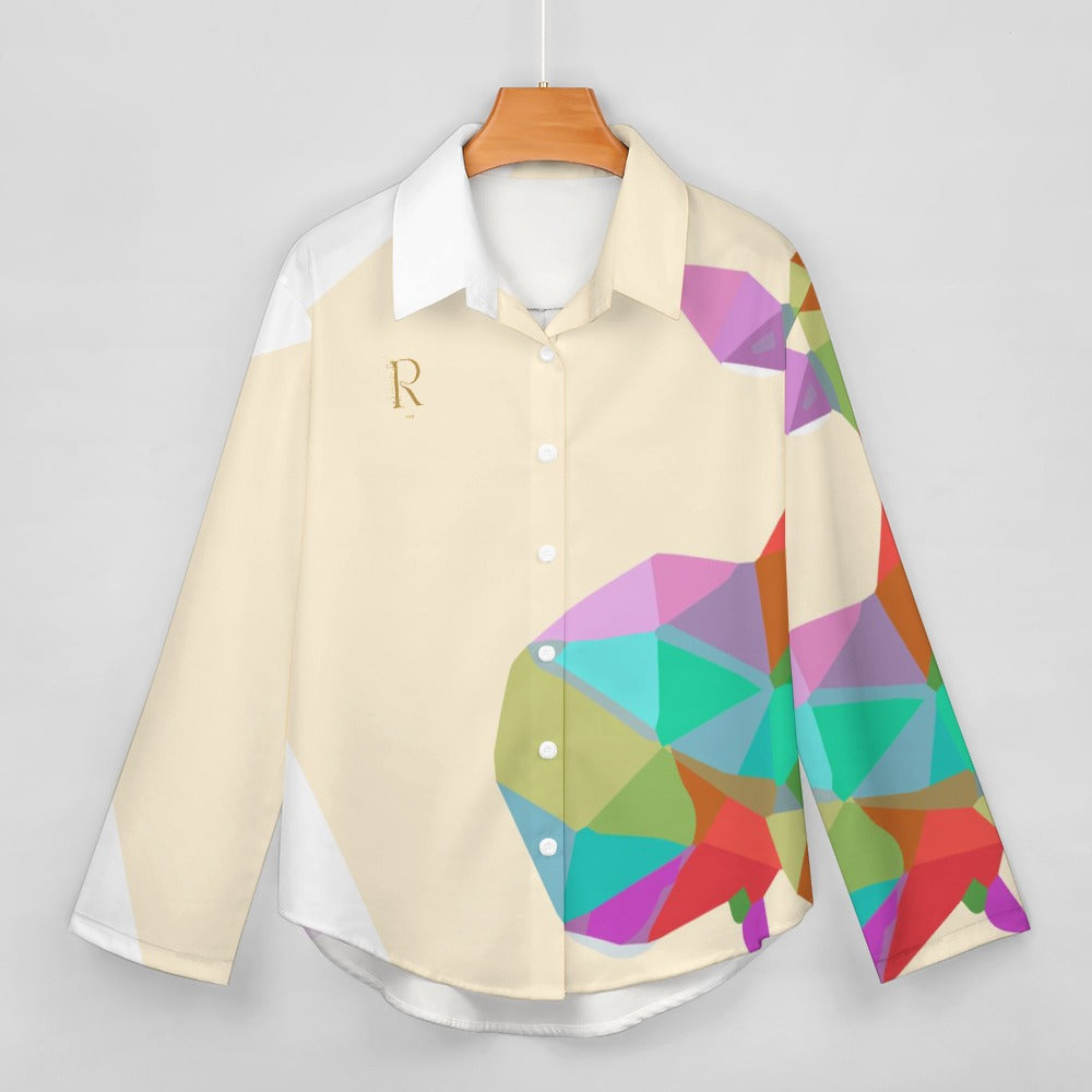 chemise baleine - Roses