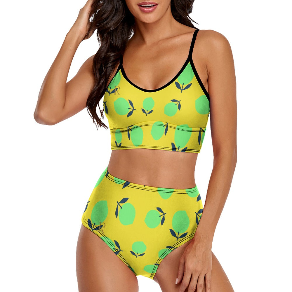 Bikini Swimwear peach - Roses