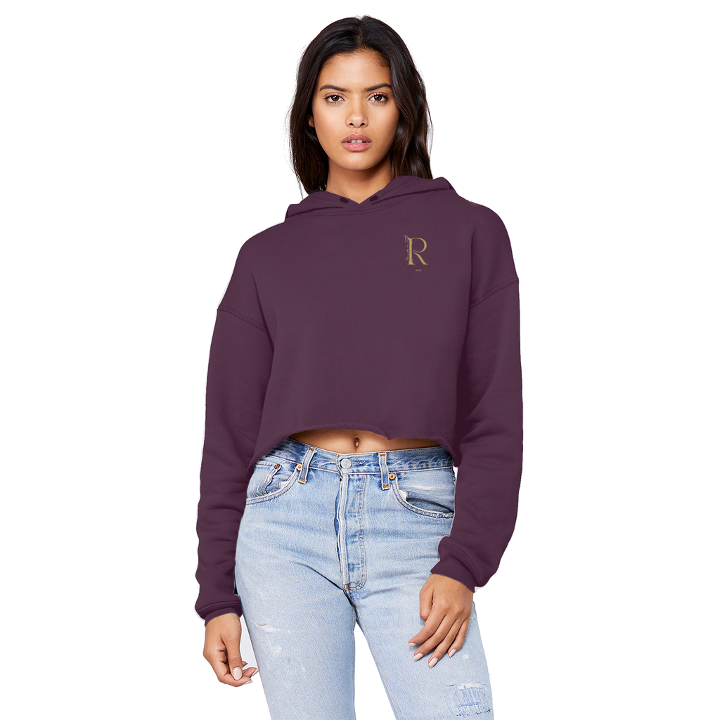 Croc-top Hoodie - Roses