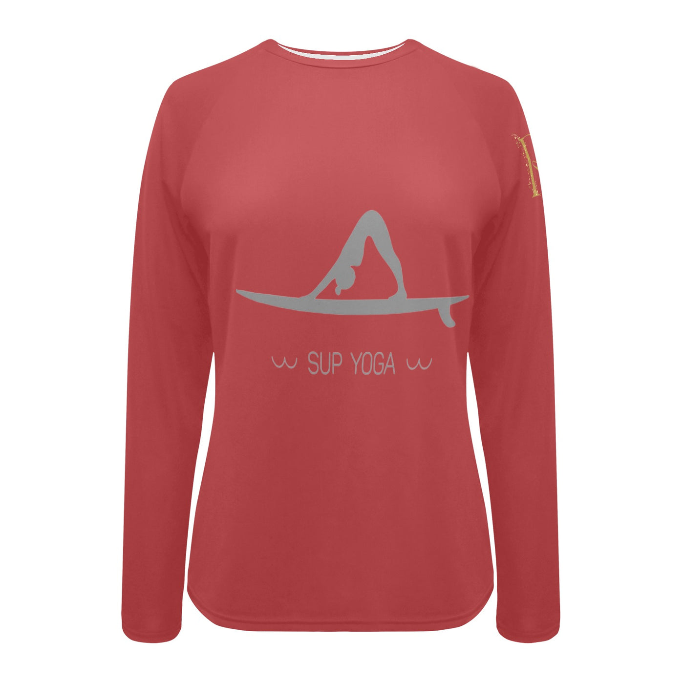 Long Sleeve Swim Shirt yoga - Roses